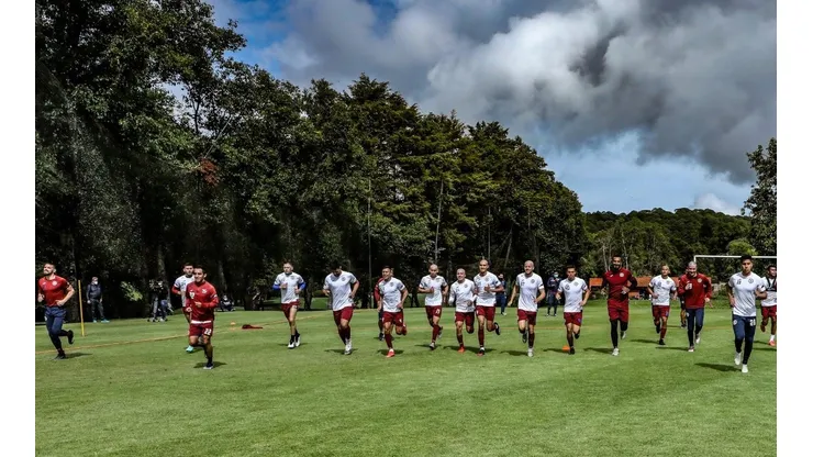 Entrenamiento de Cruz Azul en Avándaro
