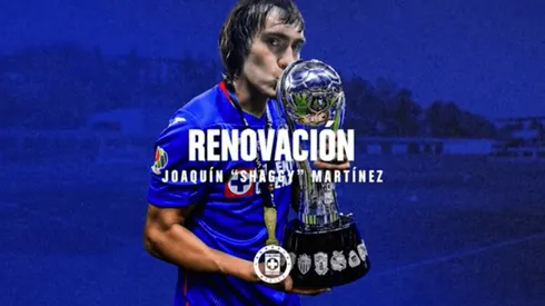 Shaggy Martínez renovó con Cruz Azul.