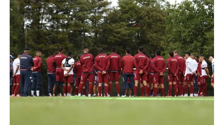 Cruz Azul en uno de los entrenamientos de pretemporada