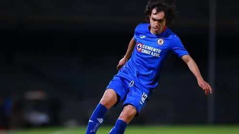 Joaquín Martínez en un partido con Cruz Azul