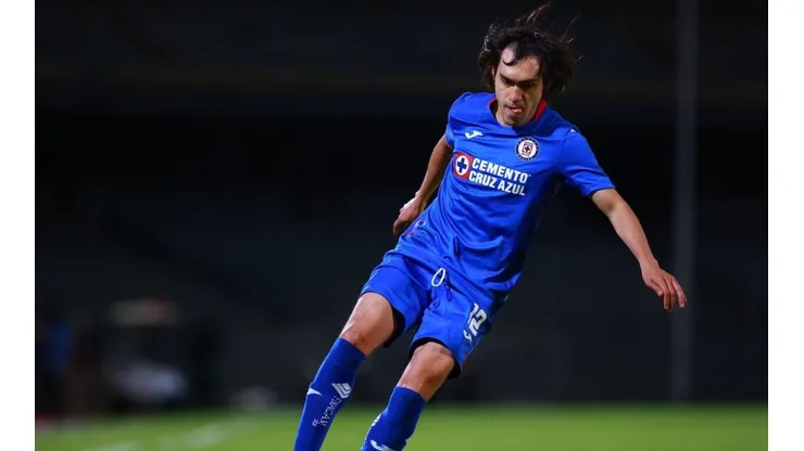 Joaquín Martínez en un partido con Cruz Azul