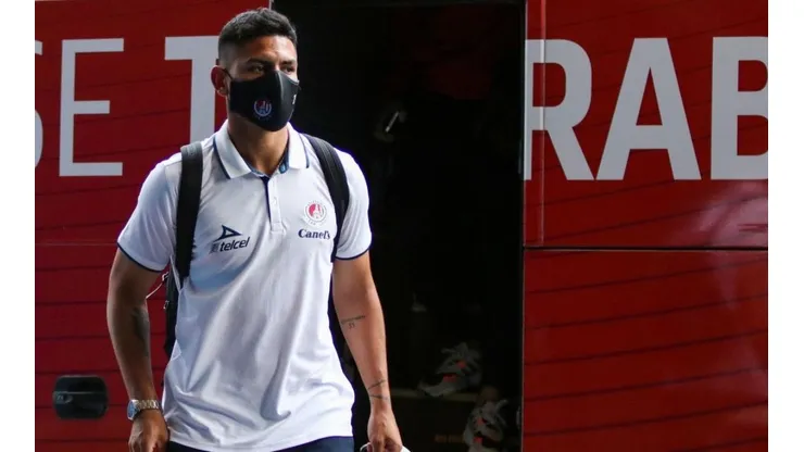 Lucas Passerini con el Atlético San Luis