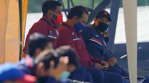 Directiva de Cruz Azul en un partido