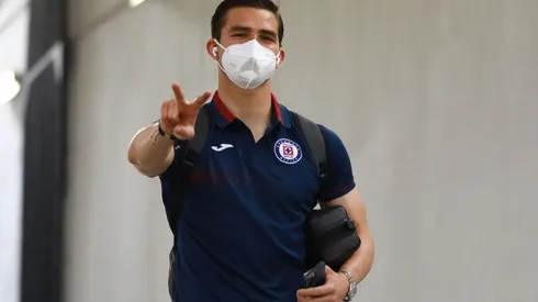 Sebas Jurado en su llegada al Azteca