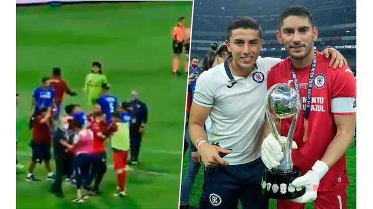 Jesús Corona defendió a su hijo de las agresiones del comisario en el campeonato de Cruz Azul.