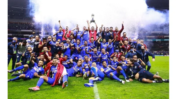 Cruz Azul durante los festejos