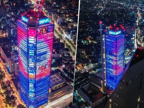 ¡Increíble! La Torre BBVA se 'hizo' de Cruz Azul