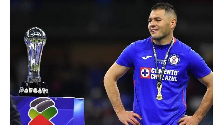 Pablo Aguilar a la hora de la premiación