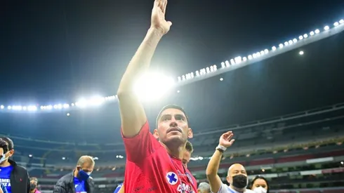 Jesús Corona en la celebración del título