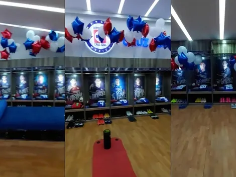 Así luce el vestidor de Cruz Azul previo a la Gran Final