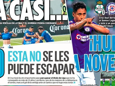 Huele a novena: Portadas de los diarios apuntan al título de Cruz Azul