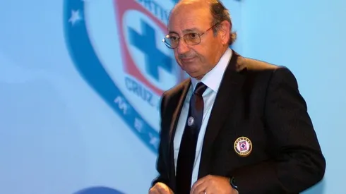 Sergio Markarián en su etapa como entrenador de Cruz Azul