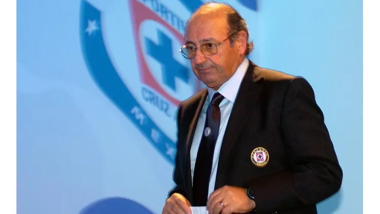 Sergio Markarián en su etapa como entrenador de Cruz Azul