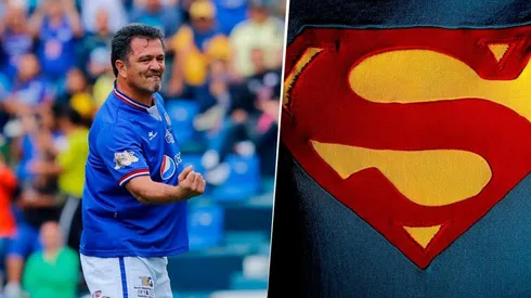 Carlos Hermosillo en un partido de leyendas