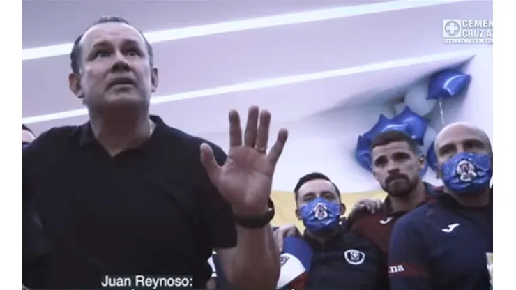Juan Reynoso habló con los jugadores tras conseguir el pase a la Final.