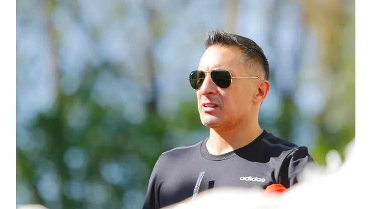 Christian Giménez en su etapa como entrenador