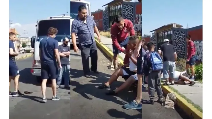 Tres jugadores de Cruz Azul protagonizaron un accidente.
