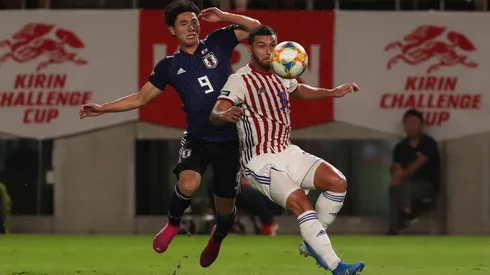 Juan Escobar en la selección de Paraguay.