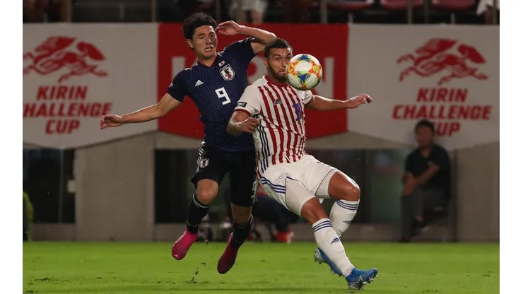 Juan Escobar en la selección de Paraguay.