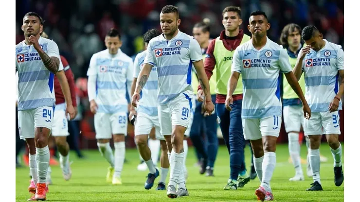 Cruz Azul durante el duelo ante el Toluca