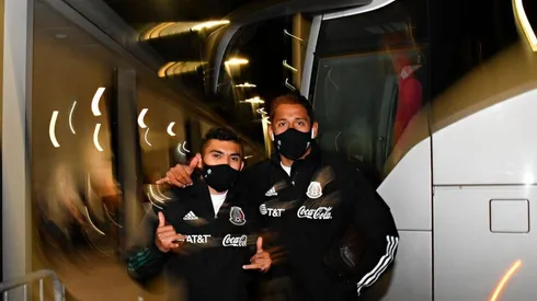 Orbelín Pineda y Luis Romo