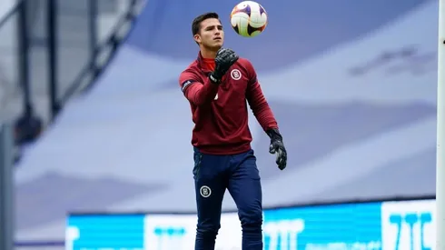 Sebastián Jurado en el duelo ante San Luis