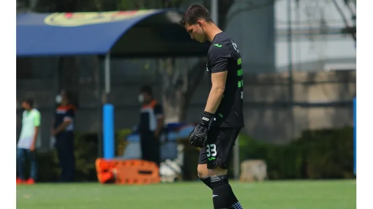 Sebastián Jurado en el duelo de Cruz Azul Sub 20