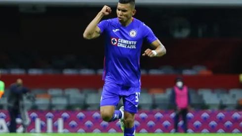 Orbelín Pineda durante el Guard1anes 2021