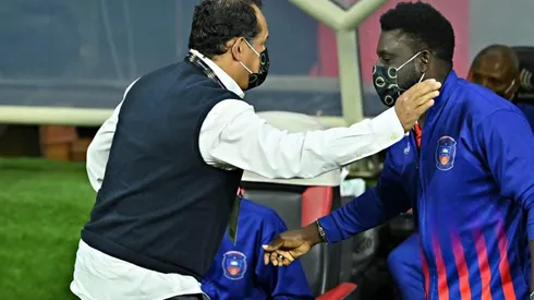 Juan Reynoso en la previa del duelo ante el Arcahaie FC