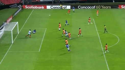 Alexis Gutiérrez marca al minuto 2'