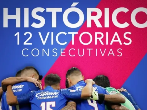 Los festejos del plantel de Cruz Azul en rrss por el récord