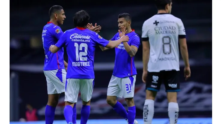 Luis Romo y Orbelín Pineda con Cruz Azul