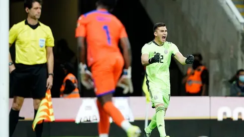 Sebastián Jurado en la tanda de penales.