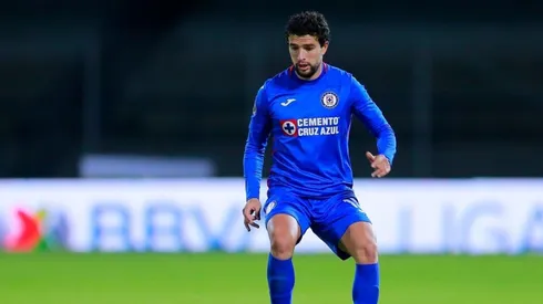 Ignacio Rivero en un partido con Cruz Azul