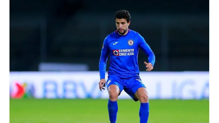 Ignacio Rivero en un partido con Cruz Azul