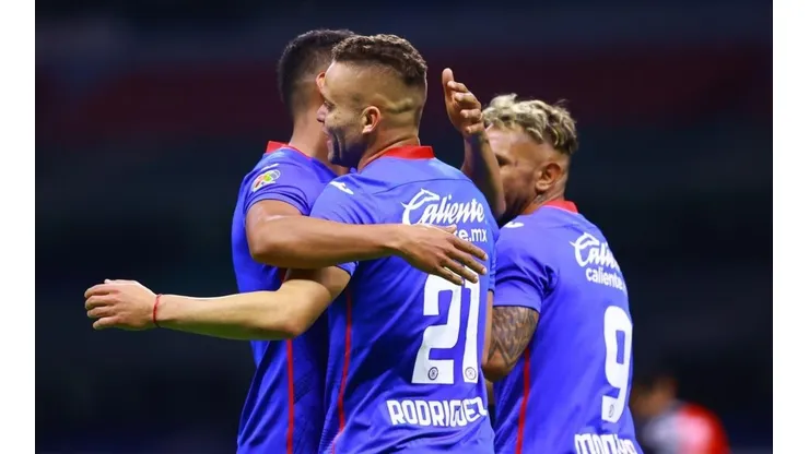 Cruz Azul en el duelo ante el Atlas