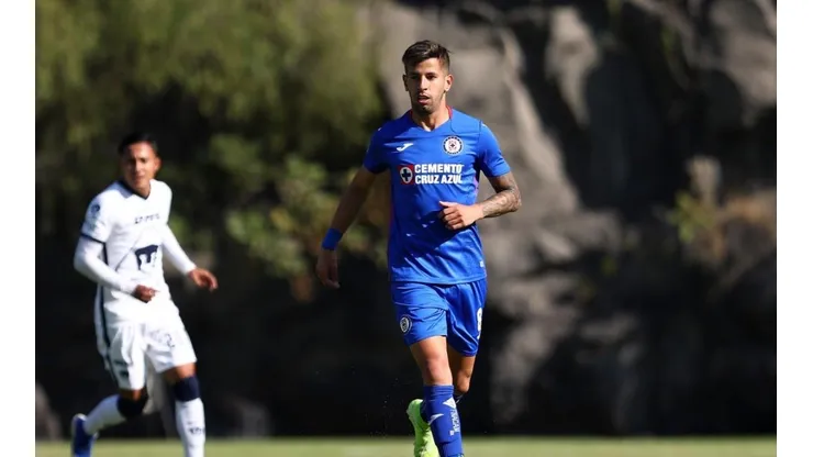 Pablo Ceppelini con la Sub-20 de Cruz Azul