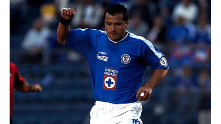 Chelo Delgado en su etapa con Cruz Azul
