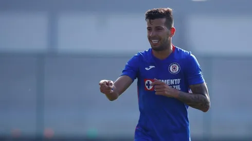 Pablo Ceppelini en un partido con Cruz Azul