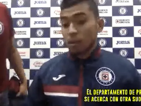 (Video) ¿Qué pasó en la rueda de prensa de Orbelin?