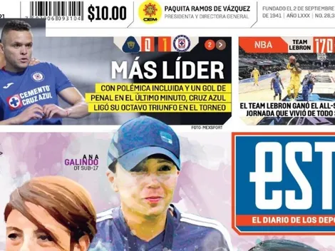 Cruz Azul se lleva todas las portadas de este 8 de enero