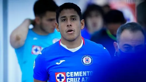 Luis Romo en un partido del Guardianes 2021