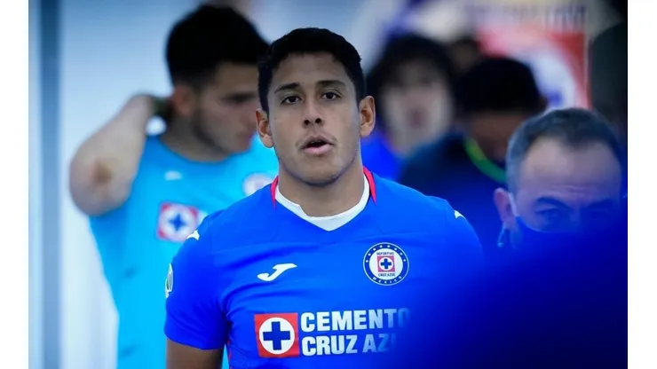 Luis Romo en un partido del Guardianes 2021