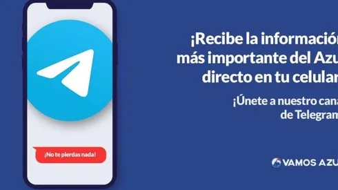 Únete al canal de Telegram de Vamos Azul y recibe las noticias de Cruz Azul más importantes del día.
