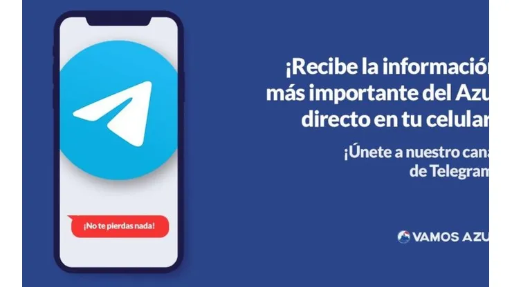 Únete al canal de Telegram de Vamos Azul y recibe las noticias de Cruz Azul más importantes del día.