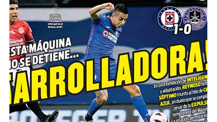 Cruz Azul vuelve a apoderarse de las portadas deportivas en México.