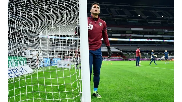 Sebastián Jurado antes del duelo ante el Mazatlán