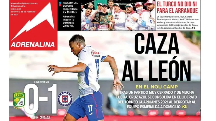 Cruz Azul logró su sexto triunfo al hilo