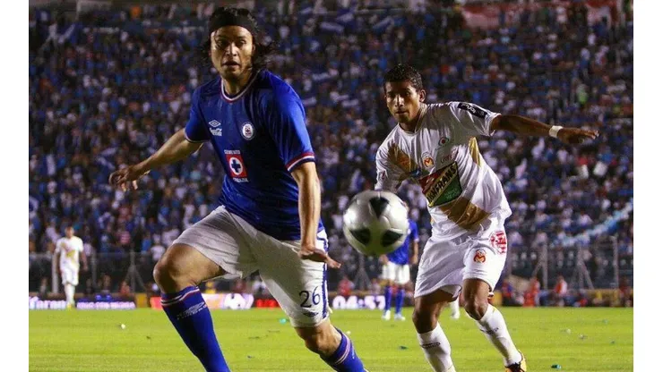 Waldo Ponce en su etapa con Cruz Azul