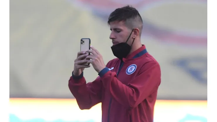 Pablo Ceppelini en la previa de un duelo de Cruz Azul